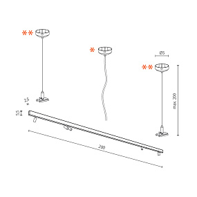 Трековый LED светильник для магнитного трека Azzardo Track Magnetic AZ4820