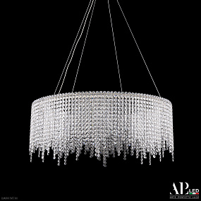 Хрустальная подвесная светодиодная люстра APL LED Sicilia SH02.73.B.Ni.4000