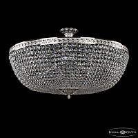 Большая хрустальная люстра Bohemia IVELE Crystal 19111/90IV Ni C1