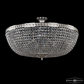 Большая хрустальная люстра Bohemia IVELE Crystal 19111/90IV Ni C1