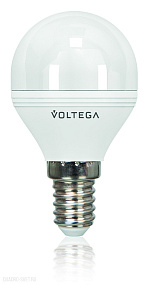 Лампа светодиодная Шар Voltega Е14 4000К 5.5W VG2-G2E14cold5W