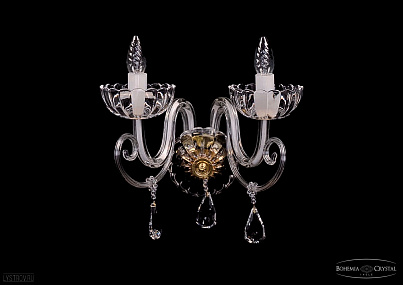 Бра хрустальное Bohemia IVELE Crystal 1333/2/G
