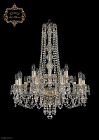 Большая хрустальная люстра Bohemia Art Classic 11.24.10+5.220.h-82.Gd.V0300