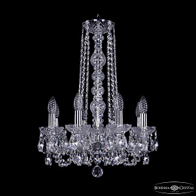 Хрустальная подвесная люстра Bohemia IVELE Crystal 1402/8/141/h-57 Ni