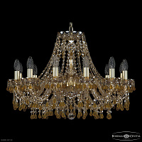 Хрустальная подвесная люстра Bohemia IVELE Crystal 1410/12/240 G V1003 M721
