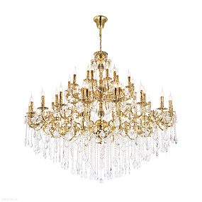 Большая хрустальная люстра Maytoni Monica DIA882-PL-45-G