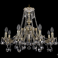 Литая подвесная люстра с хрусталем Bohemia IVELE Crystal 1771/8/220/A/GW