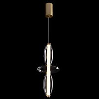 Подвесной светодиодный светильник Crystal Lux QUASAR SP14W LED TRANSPARENT