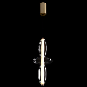 Подвесной светодиодный светильник Crystal Lux QUASAR SP14W LED TRANSPARENT