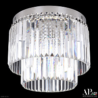 Хрустальная потолочная светодиодная люстра APL LED Sicilia SH09.40.C.Ni.4000.PK