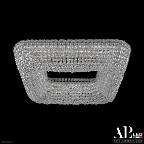 Хрустальная потолочная светодиодная люстра APL LED Rimini S504.0.50.A.3000