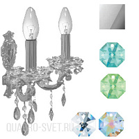 Бра (crystal AB, lt peridot, ant green) Donolux Divo A2.120/1AB/2/3