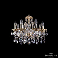 Хрустальная подвесная люстра Bohemia IVELE Crystal 1613/8/165/G
