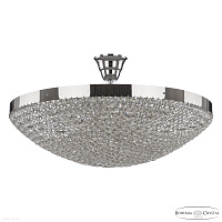 Хрустальная потолочная люстра Bohemia IVELE Crystal 19321/55NZ/LED-DIM Ni