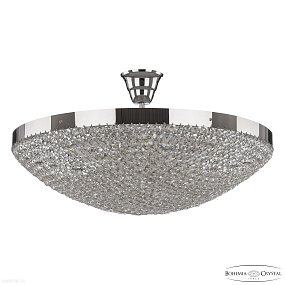 Хрустальная потолочная люстра Bohemia IVELE Crystal 19321/55NZ/LED-DIM Ni