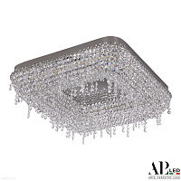 Хрустальная потолочная светодиодная люстра APL LED Sicilia SH604.2.50.B.Ni.4000