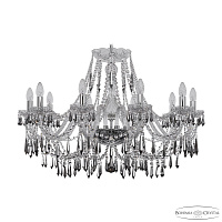 Хрустальная подвесная люстра Bohemia IVELE Crystal 1403/10/300 Ni K781