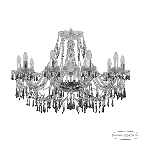 Хрустальная подвесная люстра Bohemia IVELE Crystal 1403/10/300 Ni K781