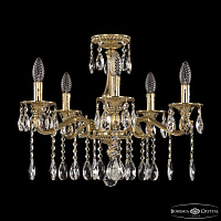 Подвесная хрустальная люстра Bohemia Ivele Crystal 73102/5/175 A G
