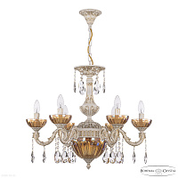 Хрустальная подвесная люстра Bohemia IVELE Crystal AL79101P/6/175 A WMG P Shampan/M-1H
