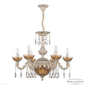 Хрустальная подвесная люстра Bohemia IVELE Crystal AL79101P/6/175 A WMG P Shampan/M-1H