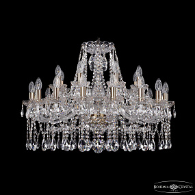 Большая хрустальная люстра Bohemia IVELE Crystal 1413/16+8/300 Pa