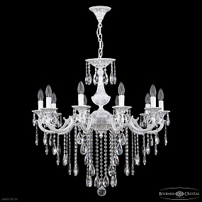 Хрустальная подвесная люстра Bohemia IVELE Crystal AL78101/10/250 B WMN