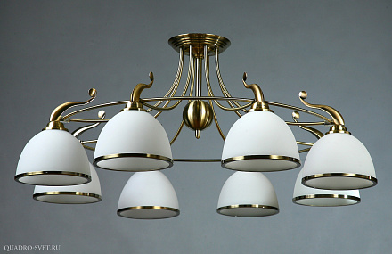 Люстра потолочная BRIZZI 02401 MA02401CB/008 Bronze