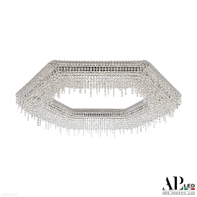 Хрустальная потолочная светодиодная люстра APL LED Rimini S506.0.100.B.3000
