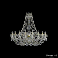 Большая хрустальная люстра Bohemia IVELE Crystal 1409/20/460/h-118 G