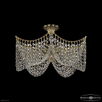 Хрустальная потолочная люстра Bohemia IVELE Crystal 77171/45/6 G