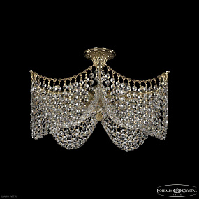 Хрустальная потолочная люстра Bohemia IVELE Crystal 77171/45/6 G