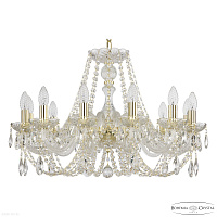 Хрустальная подвесная люстра Bohemia IVELE Crystal 101/12/240 G