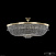 Большая хрустальная люстра Bohemia IVELE Crystal 19273/100IV G