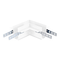 Соединитель для магнитного встраиваемого шинопровода угловой Crystal Lux SPACE CLT 0.223 01 WH