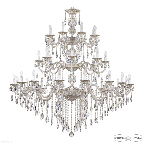 Большая хрустальная люстра Bohemia IVELE Crystal AL78104/16+8+8/550/3d B WMG