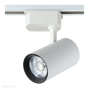 Светодиодный однофазный трековый светильник Crystal Lux CLT 0.31 006 30W WH