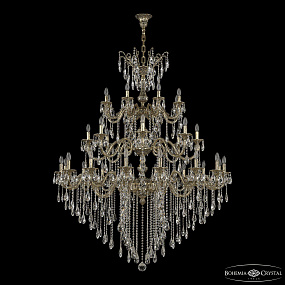 Большая хрустальная люстра Bohemia Ivele Crystal Florence 71104/16+8+8/550/3D B GB Y1