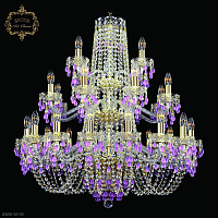 Большая хрустальная люстра Bohemia Art Classic 11.24.16+8+4.300.3d.Gd.V7010