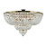 Хрустальная потолочная люстра Maytoni Palace DIA890-CL-18-G