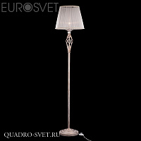 Торшер EUROSVET 01002, 01003 01003/1 белый с золотом