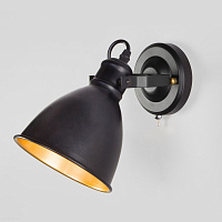 Бра с металлическим плафоном Eurosvet Denley 70112/1 черный