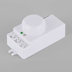 Микроволновый датчик движения 10м 1200W 360° IP20 Белый Elektrostandard SNS-M-13
