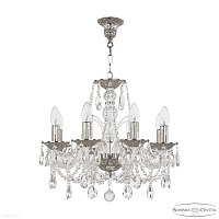 Хрустальная подвесная люстра Bohemia IVELE Crystal 1605/8/165 Ni