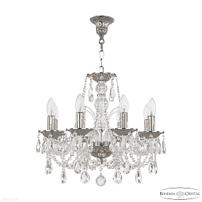 Хрустальная подвесная люстра Bohemia IVELE Crystal 1605/8/165 Ni