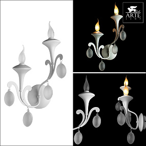 Бра Arte Lamp MONTMARTRE A3239AP-2WH