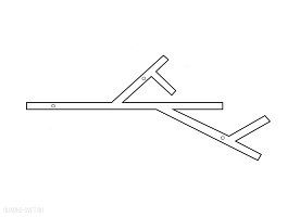 Накладной светодиодный светильник 173Вт 4000K Donolux Twiggy DL18516C072A173