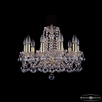 Хрустальная подвесная люстра Bohemia IVELE Crystal 1413/10/165/G/Balls