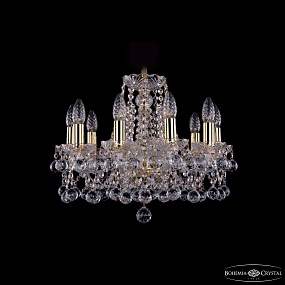 Хрустальная подвесная люстра Bohemia IVELE Crystal 1413/10/165/G/Balls