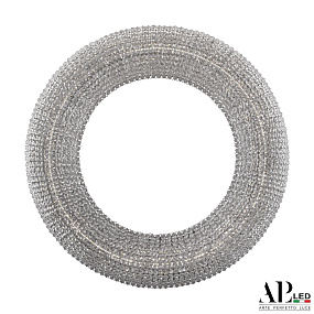 Хрустальная потолочная светодиодная люстра APL LED Rimini S502.0.80.A.4000